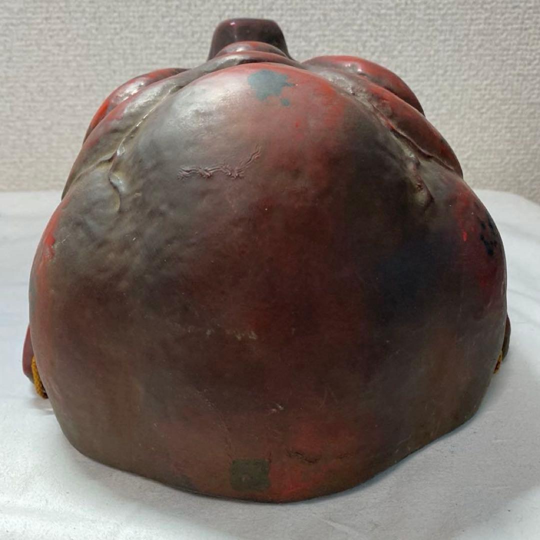 模国宝 崑崙面 能面 神楽面 工芸品　アンティーク品 壁掛け可