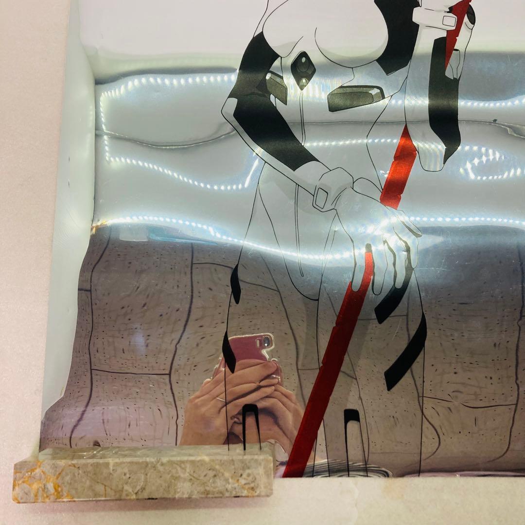 【レア】新世紀エヴァンゲリオン　綾波レイ　メタリックポスター　SEGA　た23