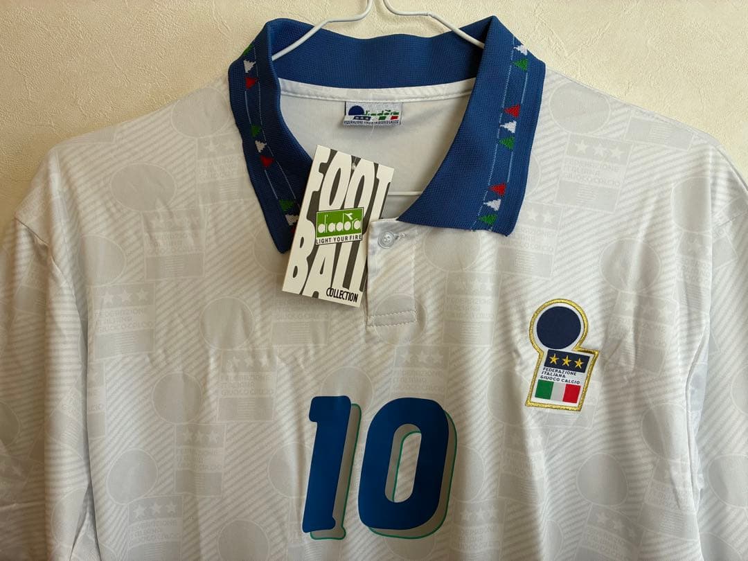 【新品タグ付】 1994 イタリア アウェイ 10: BAGGIO 2XL