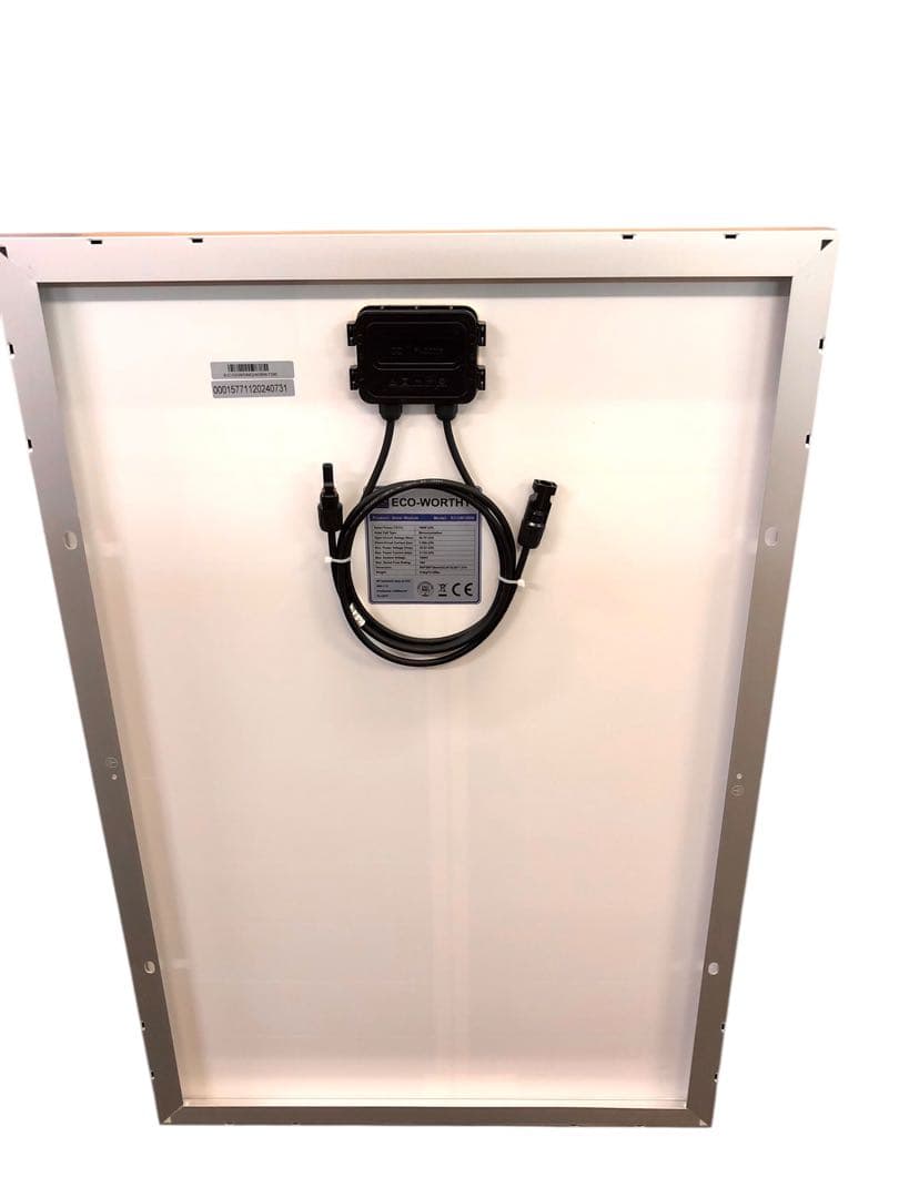 【開封済・未使用】ECO-WORTHY ソーラーパネル　100W　太陽光チャージ