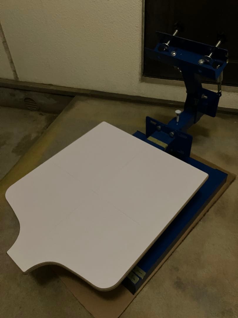 シルクスクリーン印刷台 印刷機Tシャツプリンター プリント台 調整機能付き