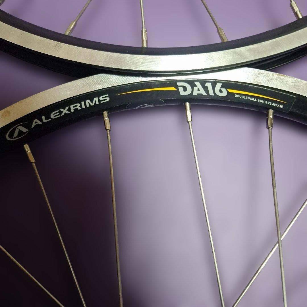 ALEXRIMS DA16 ２０インチ　ウッドマン　ハブ　２本セット