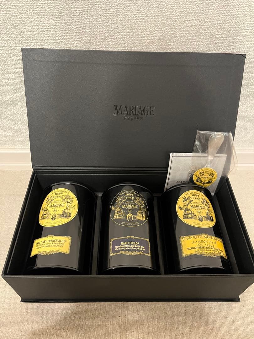 新品　未開封　マリアージュフレール　銘茶3缶セット