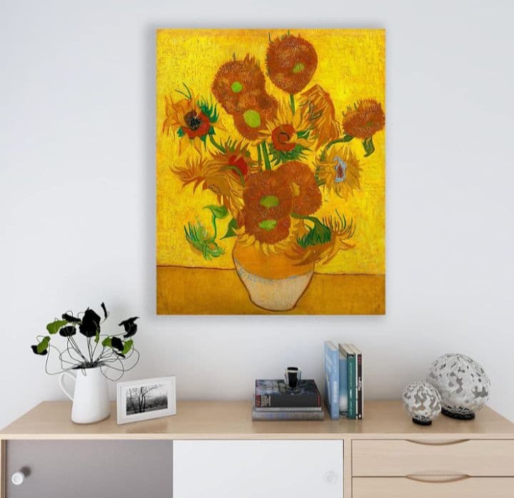 アートパネル　ゴッホ　ひまわり