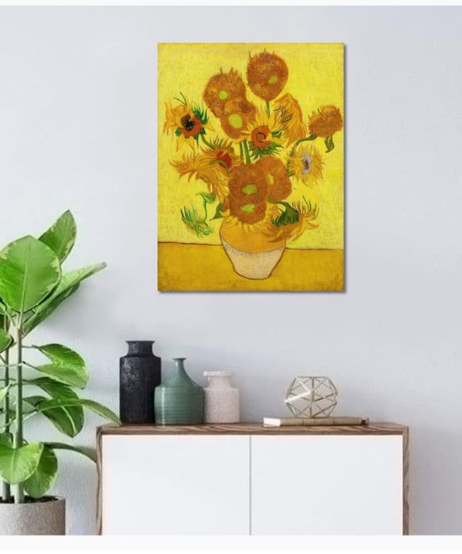 アートパネル　ゴッホ　ひまわり