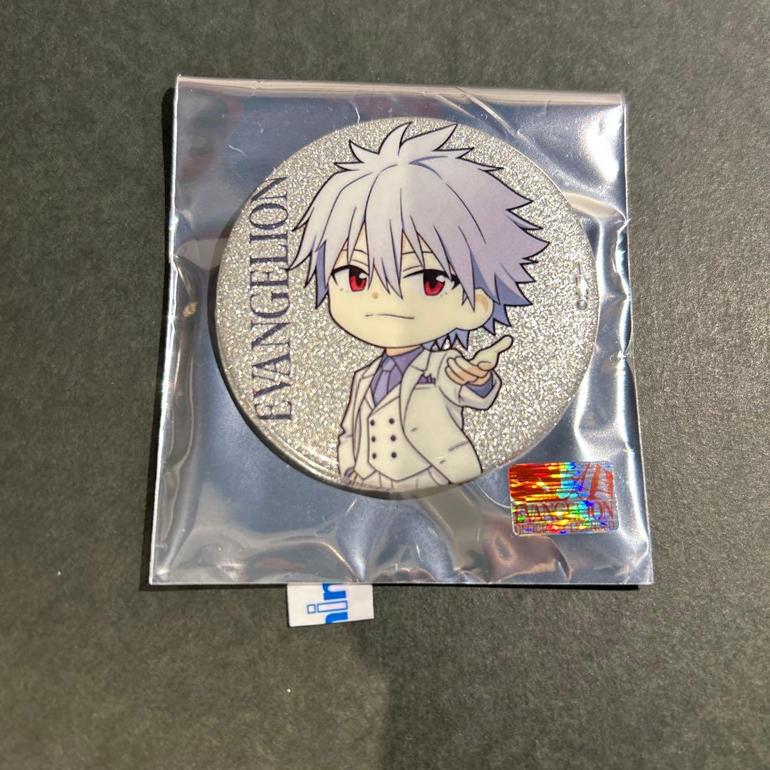 エヴァンゲリオン 渚カヲル展　IDカード入りカードケース&缶バッヂ&映画フィルム