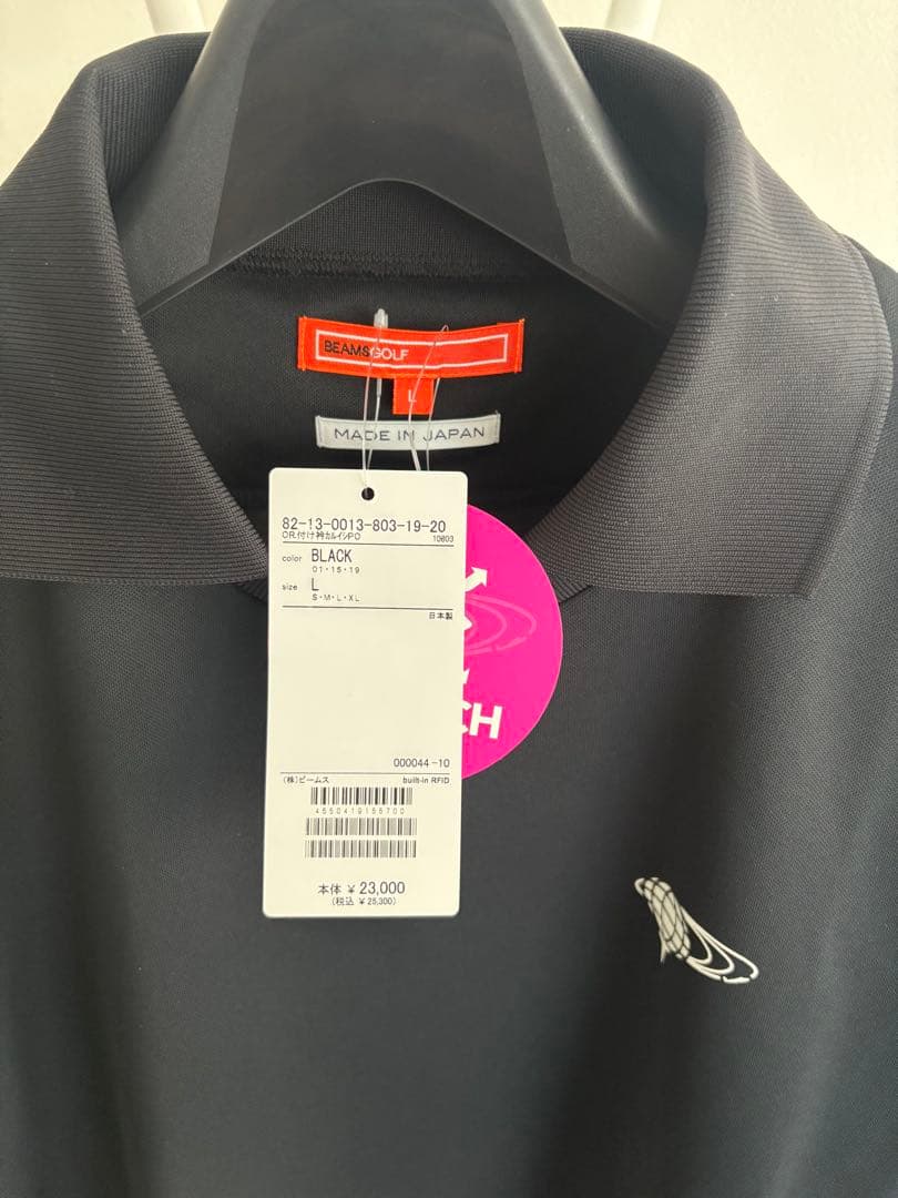 【新品】BEAMS GOLF 襟付き スウェット プルオーバー Lサイズ