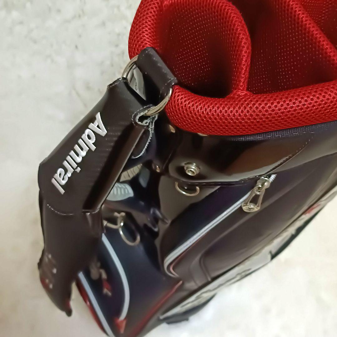 【未使用品】Admiral　GOLF　ゴルフ　キャディバッグ　訳あり　フード付き