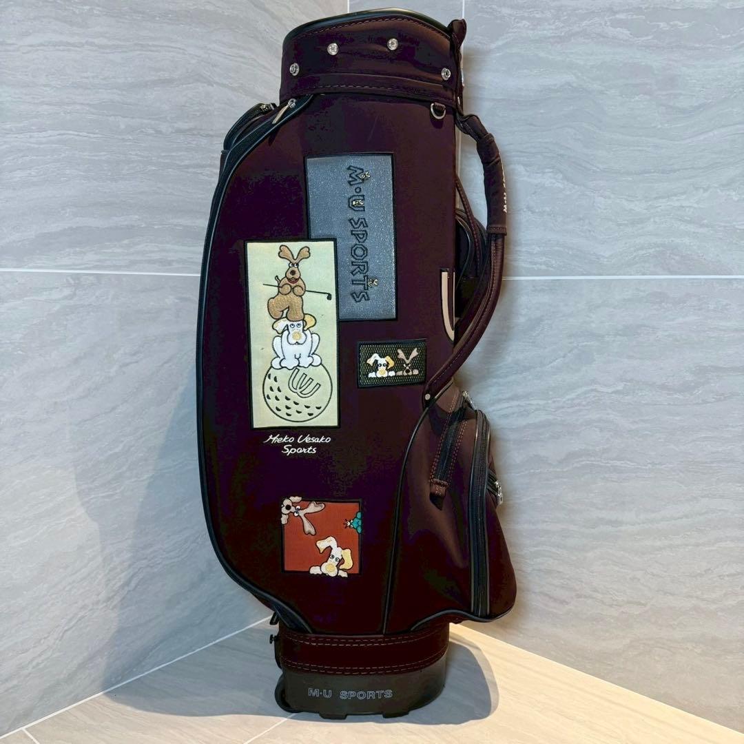 M・Uスポーツ ミエコ ウエサコ　キャディバッグ　キャスター付き