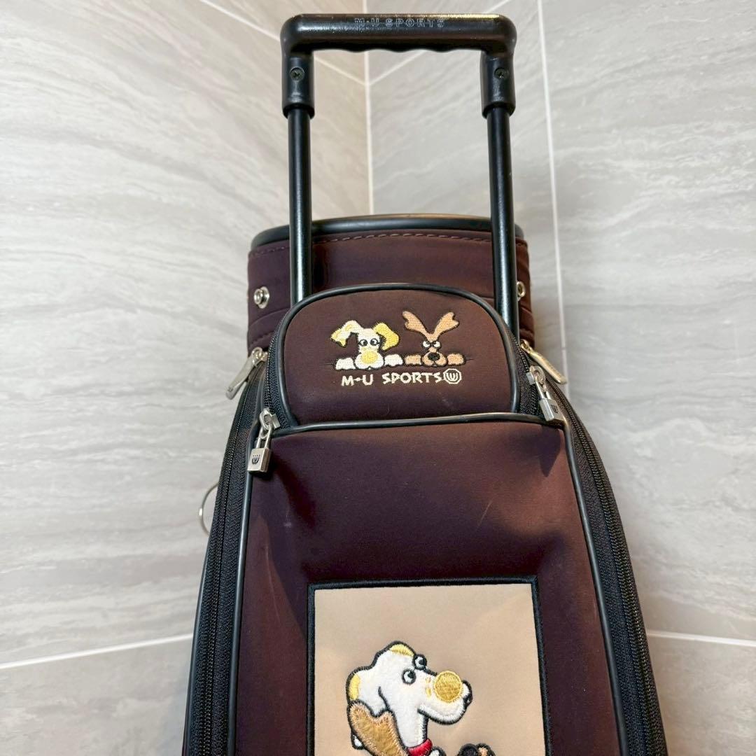 M・Uスポーツ ミエコ ウエサコ　キャディバッグ　キャスター付き