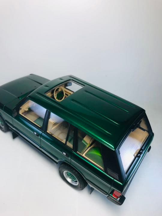 クラシックレンジローバー　アーデングリーン　アオシマ1/24