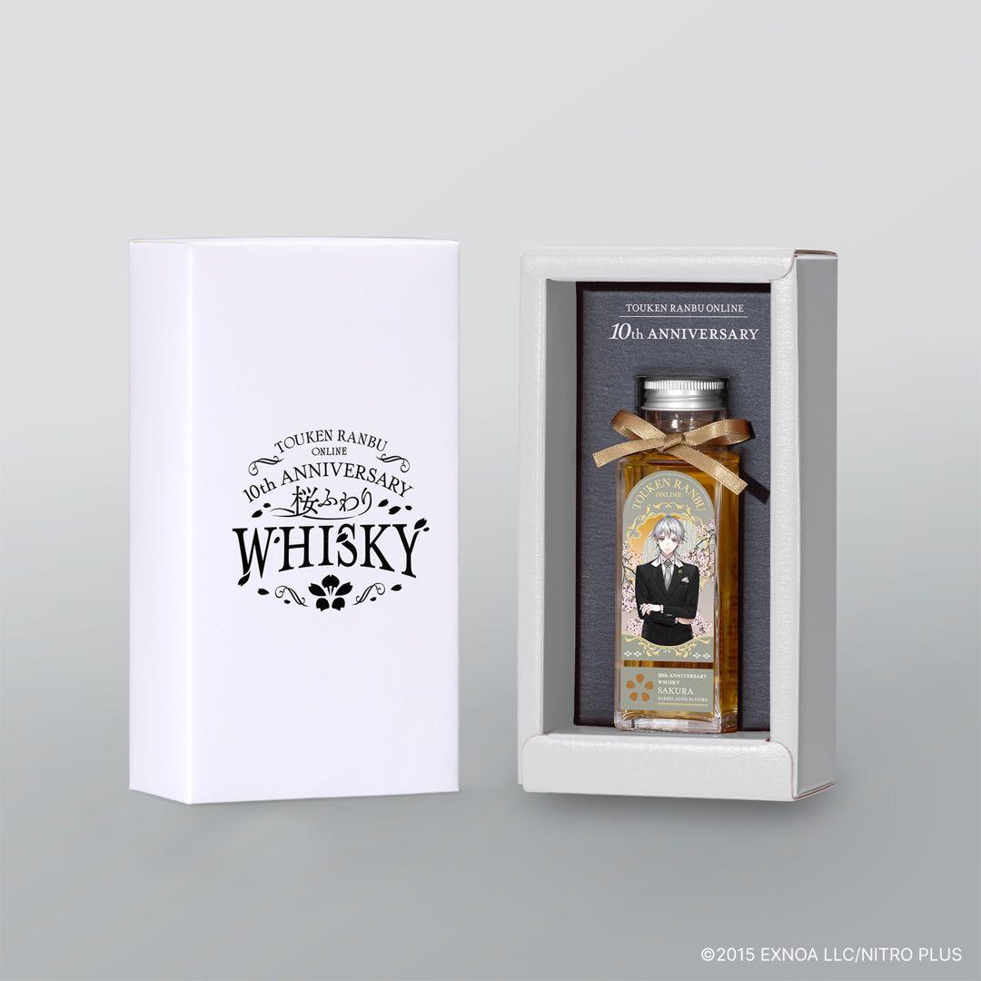 刀剣乱舞 鶴丸国永 限定グラス付き 10周年記念ウイスキー 桜