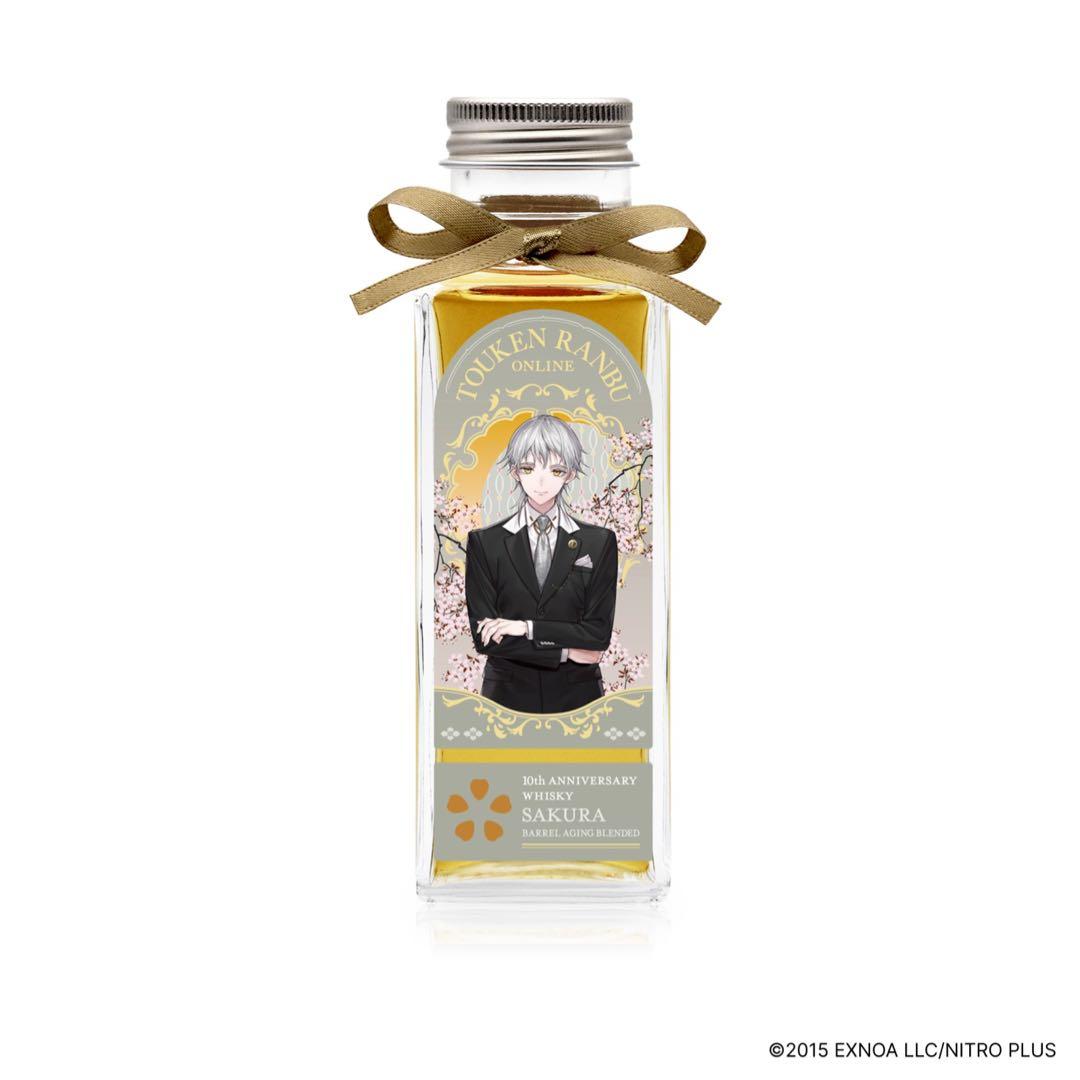刀剣乱舞 鶴丸国永 限定グラス付き 10周年記念ウイスキー 桜