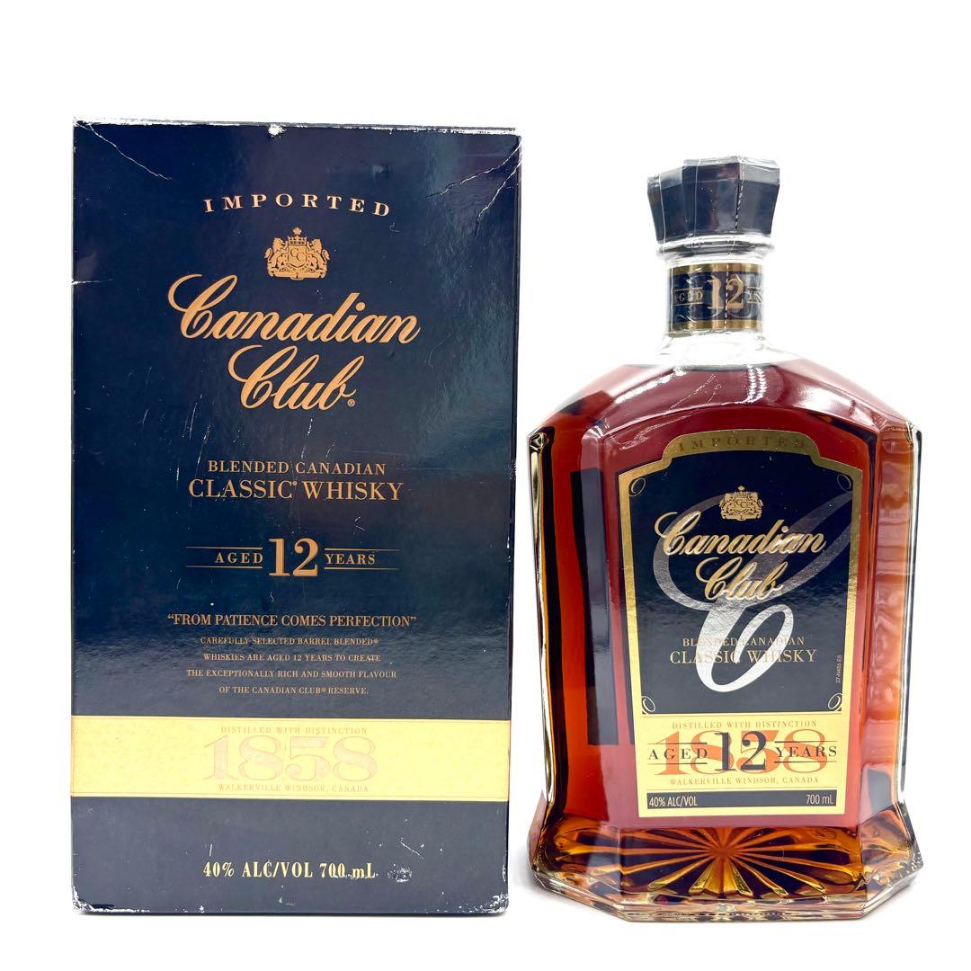 未開栓3本 空瓶1本 セット ヘネシー カナディアンクラブ シーバスリーガル