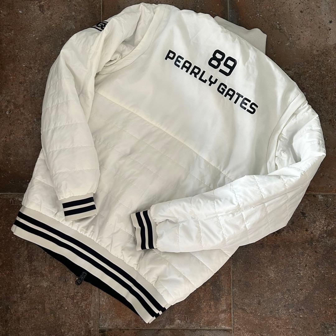 PEARLY GATES パーリーゲイツ　リバーシブル　ボーダー　中綿　ダウン