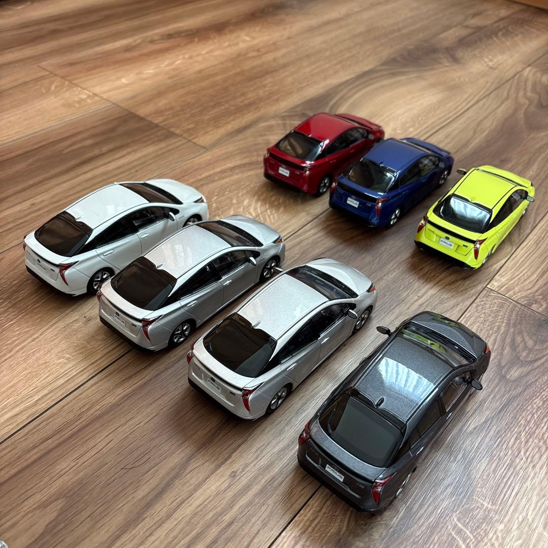 Ten　50プリウス前期型 ミニカー7色セット