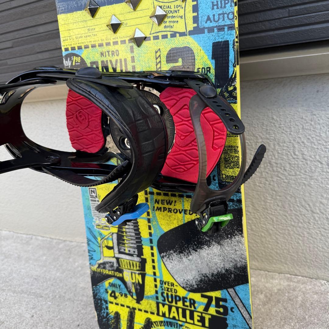 NITRO Demand 146cm Salomonビンディングセット