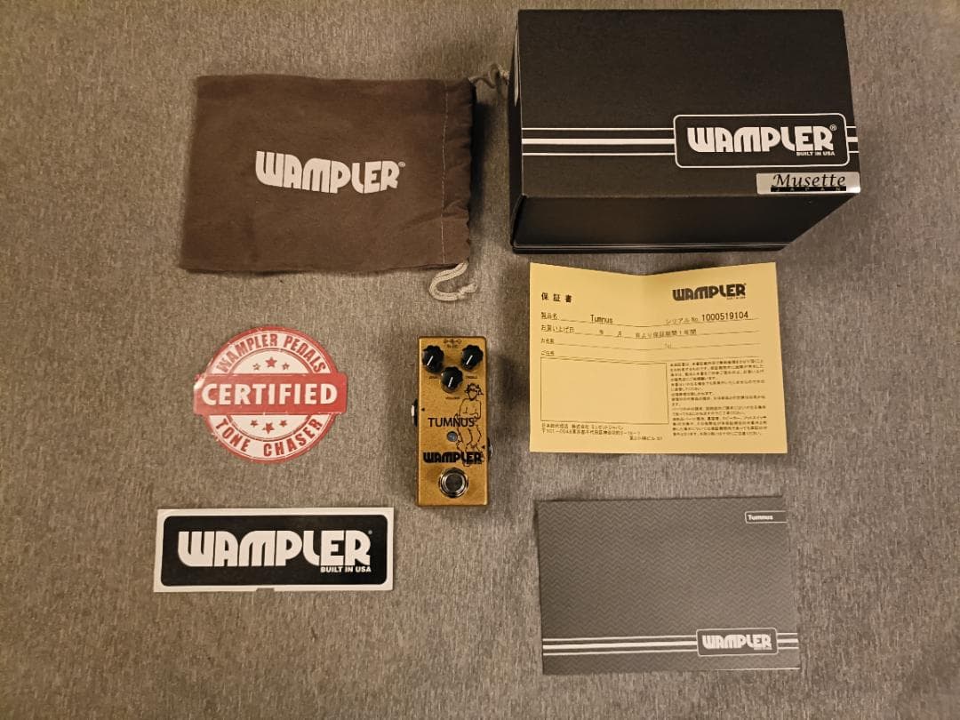 Wampler Pedals Tumnus オーバードライブ