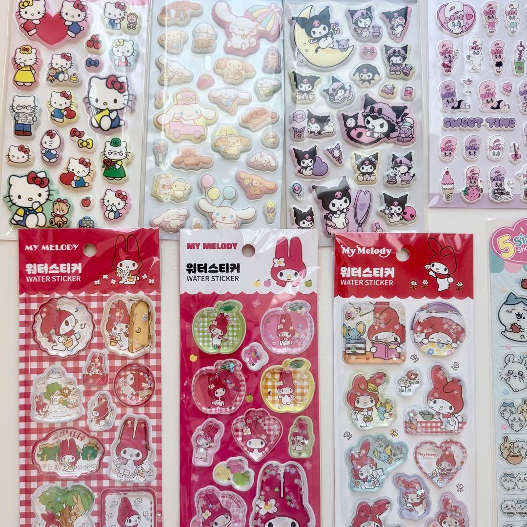 シール15点セット (サンリオ/ スヌーピー/エスターバニー/ちいかわ）