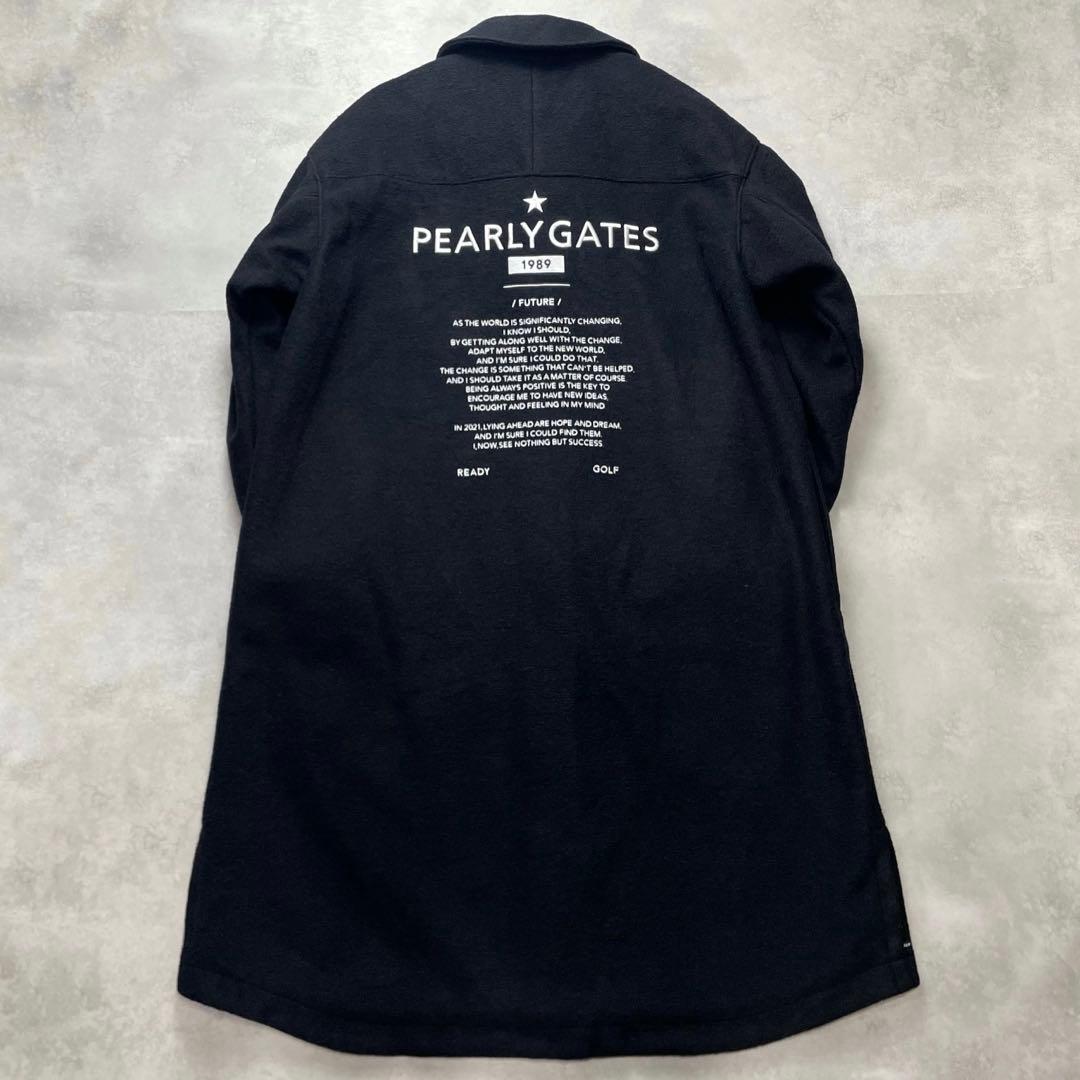 定価8.47万円✨極美品✨パーリーゲイツ ロングチェスターコート 圧巻刺繍 XL