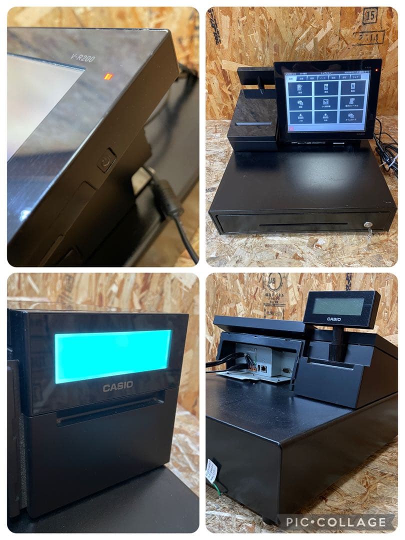 C(7332）カシオ タッチスクリーンターミナル V-R200-BD-J レジ