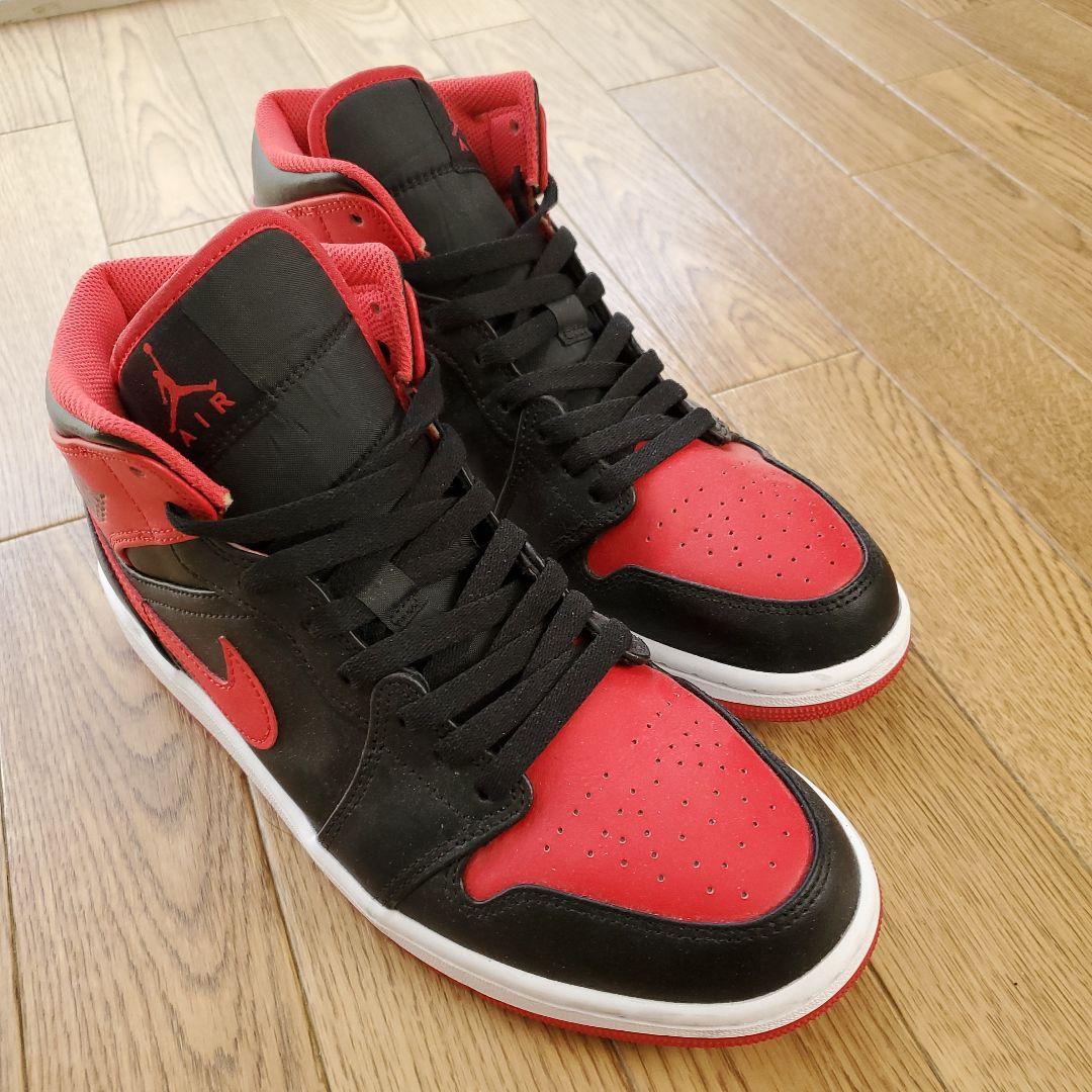 Air Jordan 1 Retro ミッド OG ブレッド 28.5
