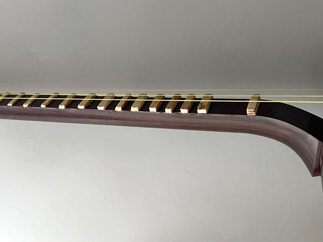 レア　フレット付　三味線