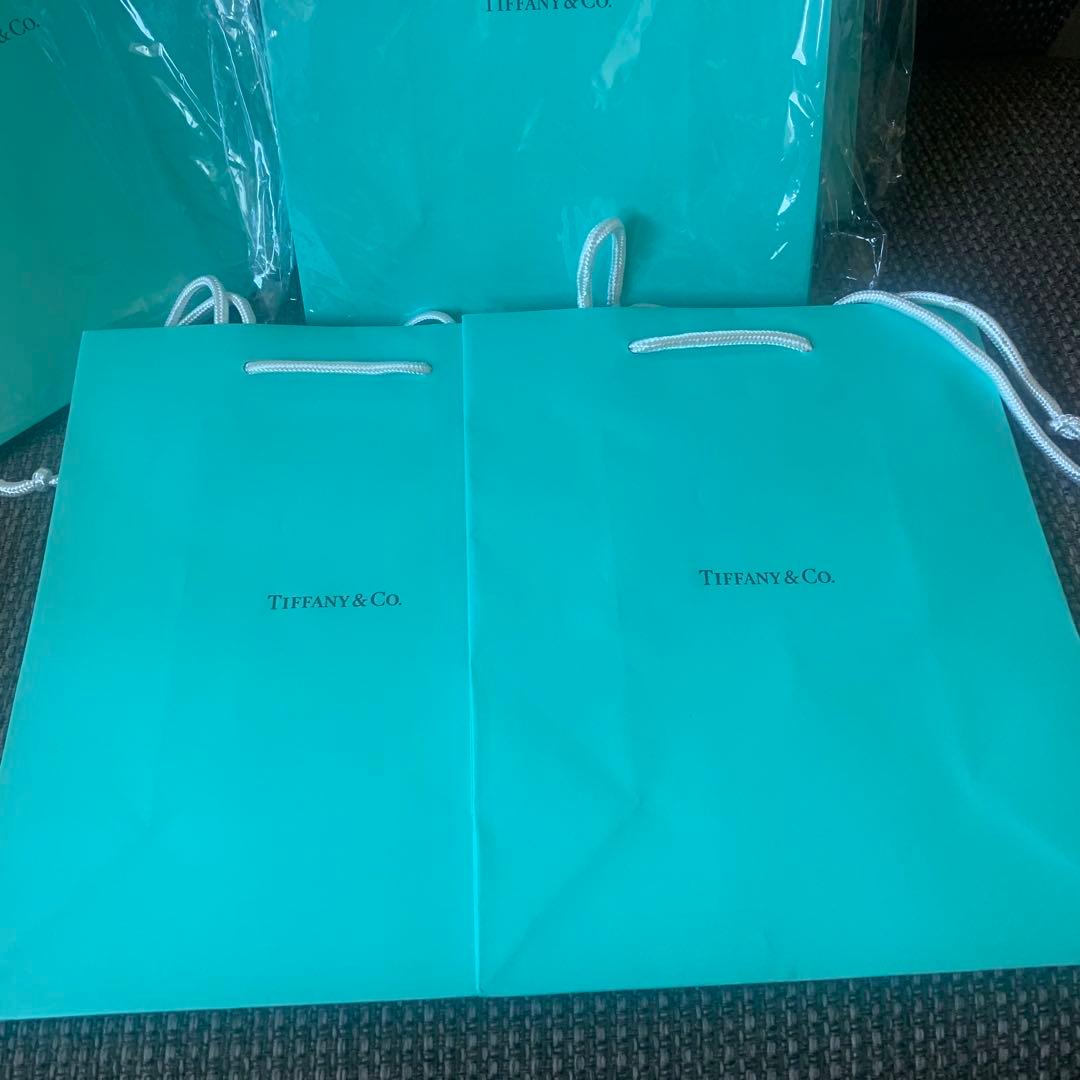 旧型　未使用美品ティファニー ショッピング 紙袋（20x25cm ）30枚セット