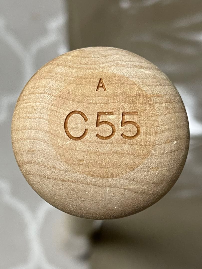 広島東洋カープ松山竜平選手NPB公式プロ野球MIZUNO木製バット(C55)