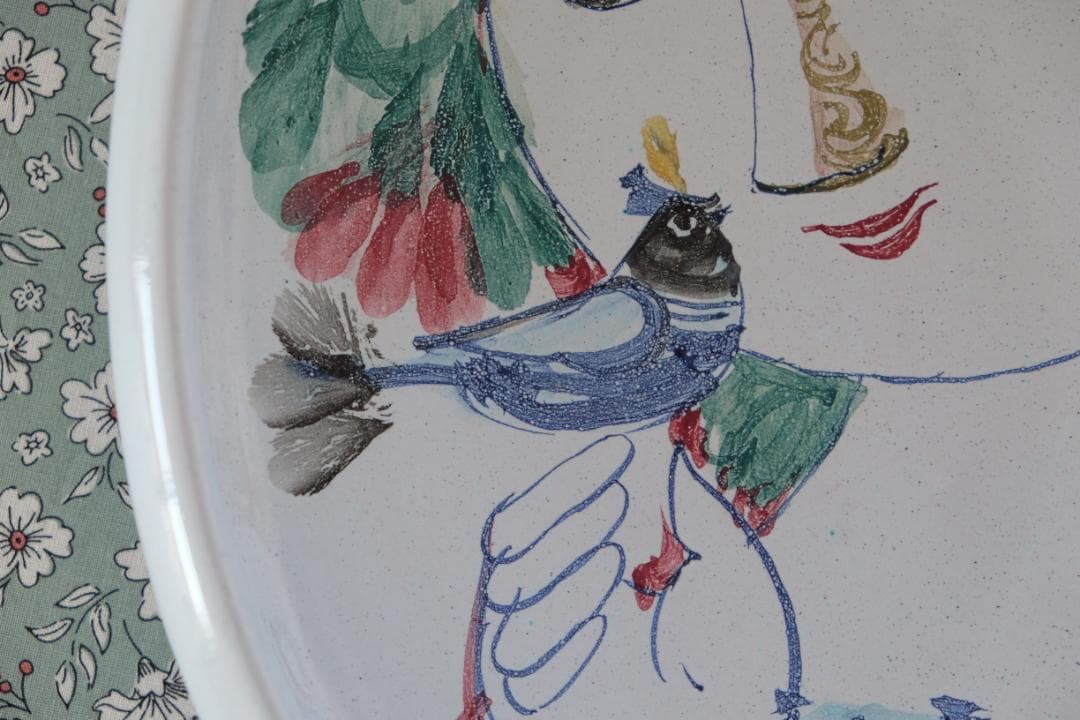 北欧ビンテージ ビョルン・ヴィンブラッド プレート 絵皿 クイストゴー