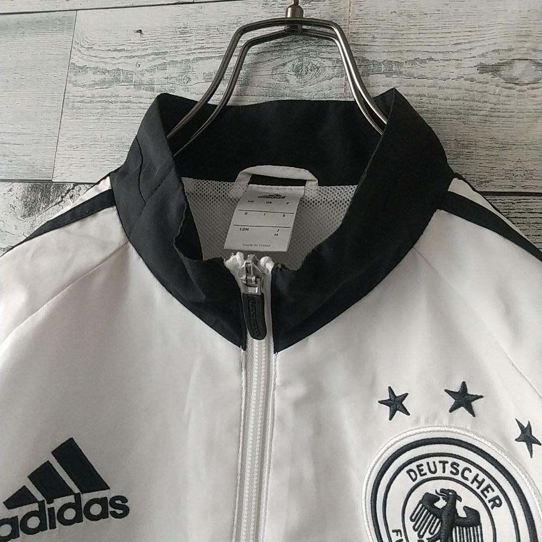 人気☆アディダス ドイツ代表 刺繍ロゴ エンブレム トラックジャケット M
