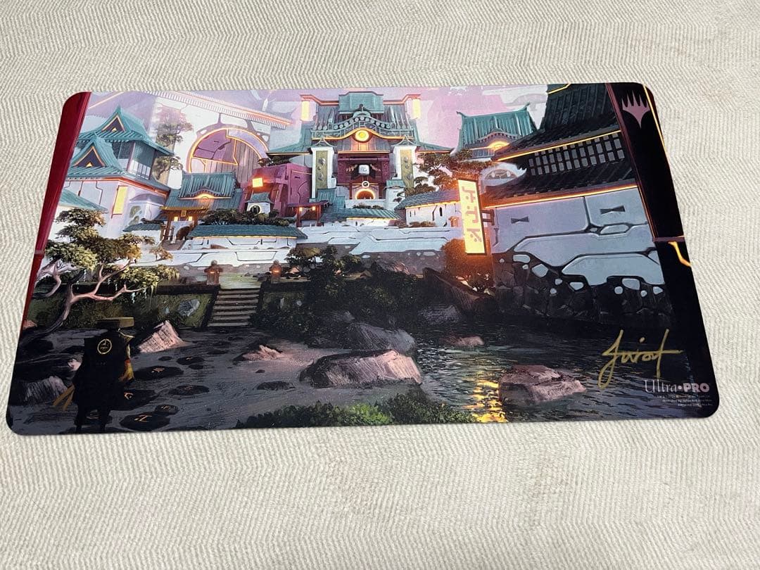 MTG プレイマット　皇国の地　永岩城