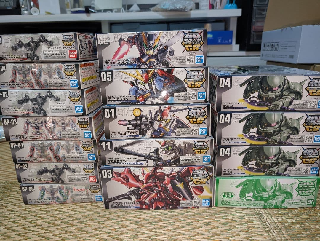 SDガンダム クロスシルエットまとめ売り　陸ガン　ナイチンゲール等　フレームあり