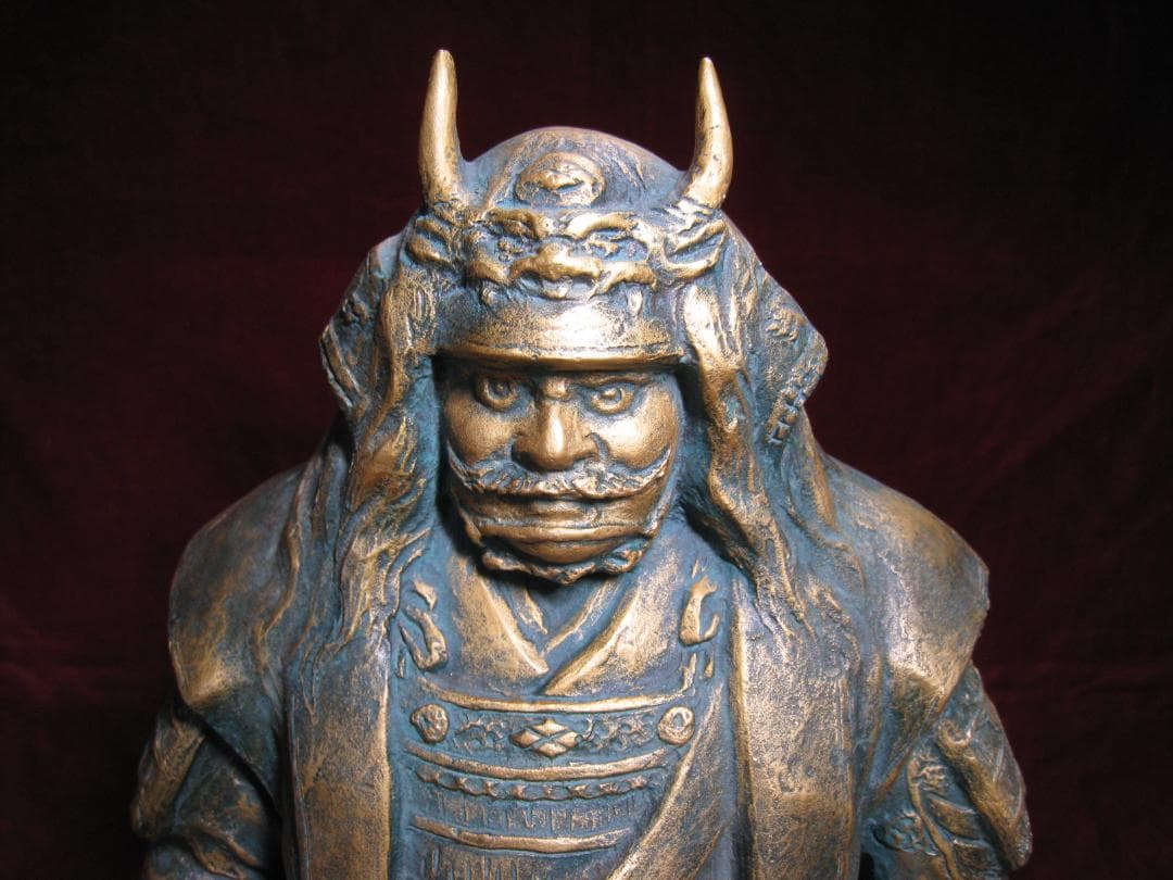 ブロンズ製【武田信玄】西山勇三 疾きこと風の如く 徐かなること林の如く