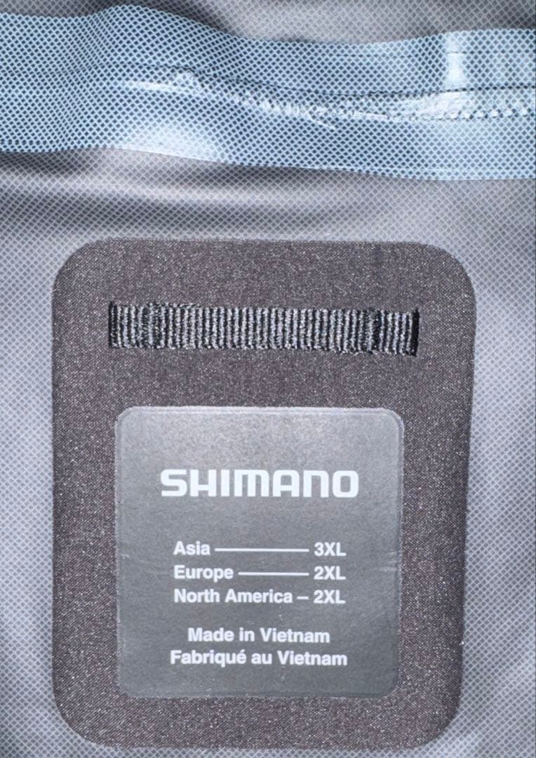 SHIMANOシマノ レインスーツ セットアップ 3XL 上下 貴重3XL