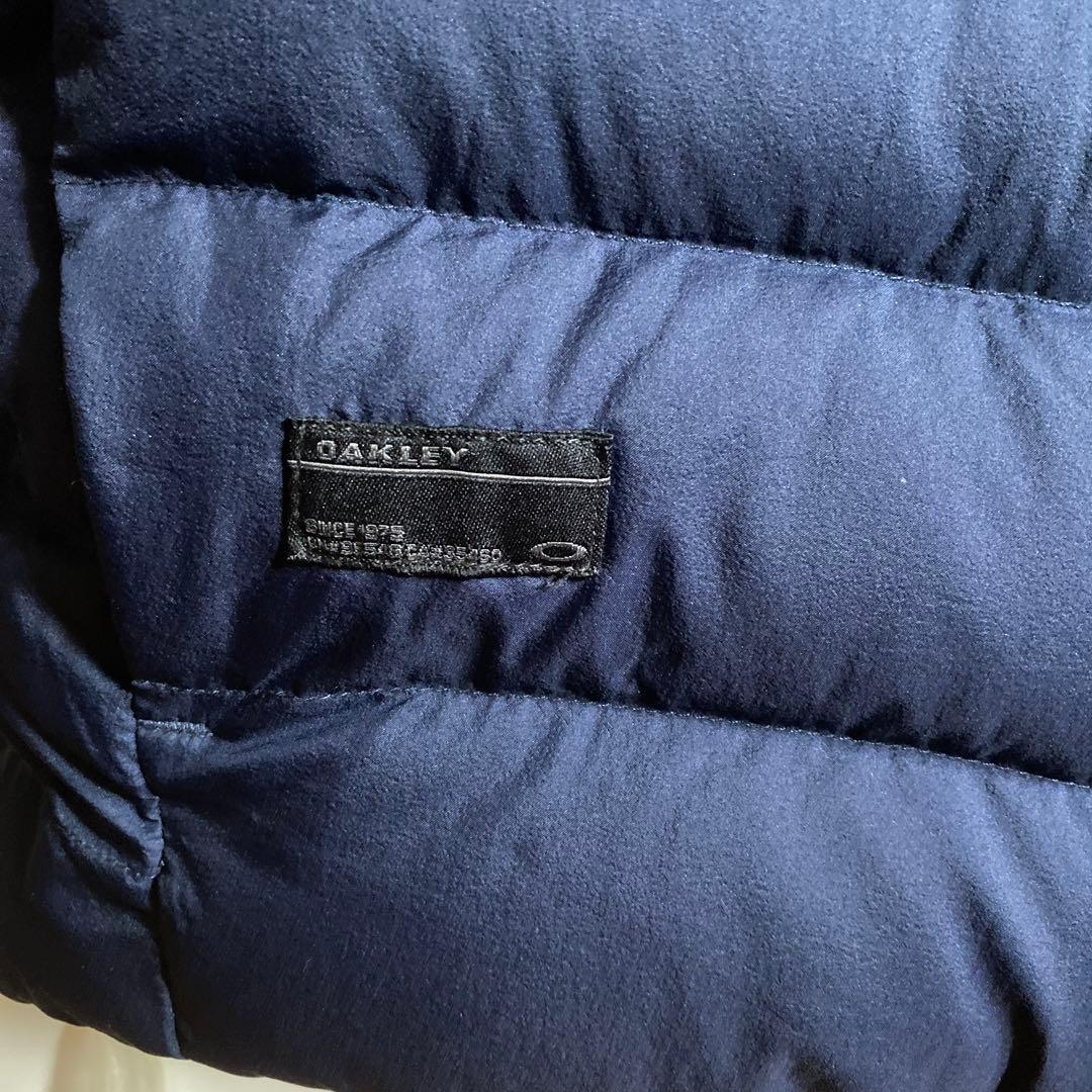 OAKLEYゴルフウェアメンズ　ダウンベスト　ジャケット　ネイビーL