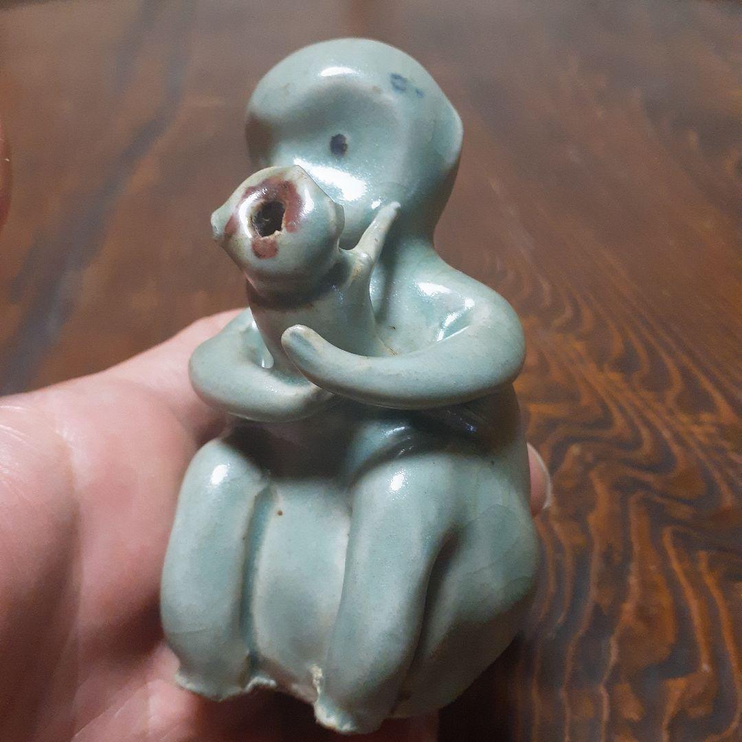 12世紀高麗青磁親子猿水滴