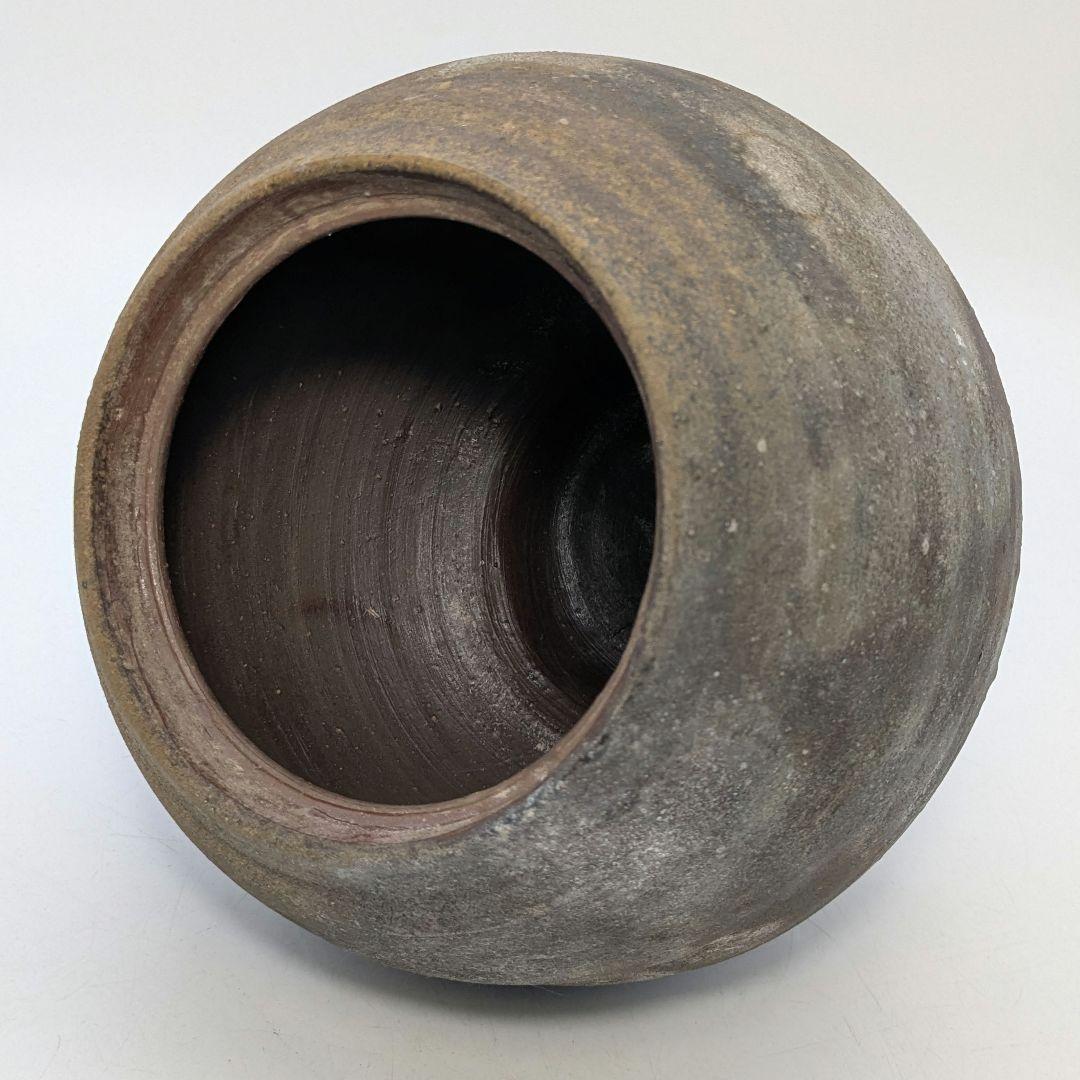 伝統工芸士 豊福寛 備前焼 水指B 共箱共布栞 茶道具 茶器 食器 抹茶 水差し