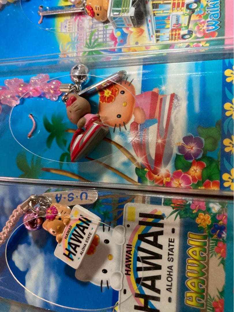 希少 激レア 新品 ご当地 ハローキティ ハワイ グアム サイパン ストラップ
