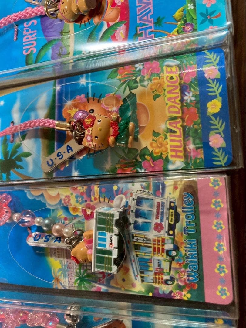 希少 激レア 新品 ご当地 ハローキティ ハワイ グアム サイパン ストラップ