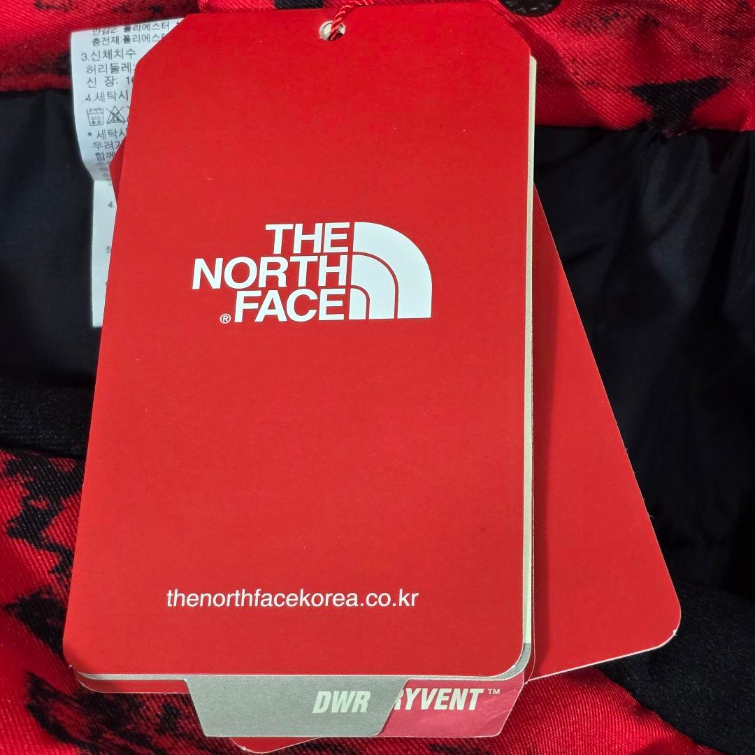 新品未使用✨️ノースフェイス スノーウエア スノーパンツ スキーパンツ 赤黒M