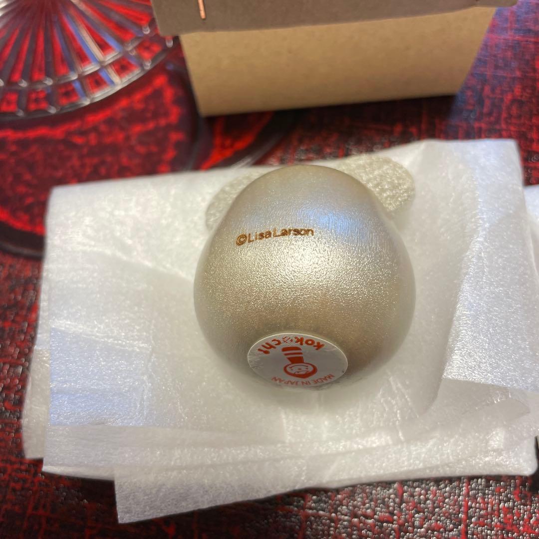 卯三郎こけし　リサラーソン　子ねずみ　金　銀　銅