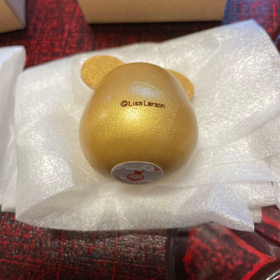 卯三郎こけし　リサラーソン　子ねずみ　金　銀　銅