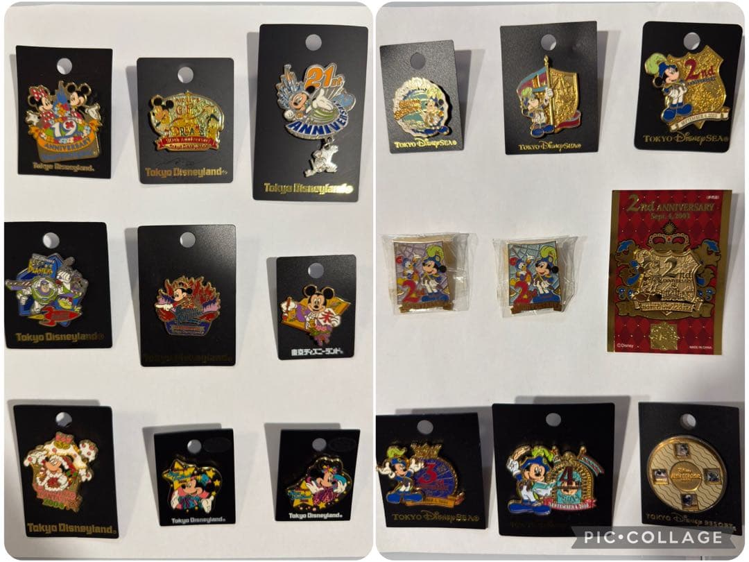 ディズニーピンバッジ 210個 まとめ売り