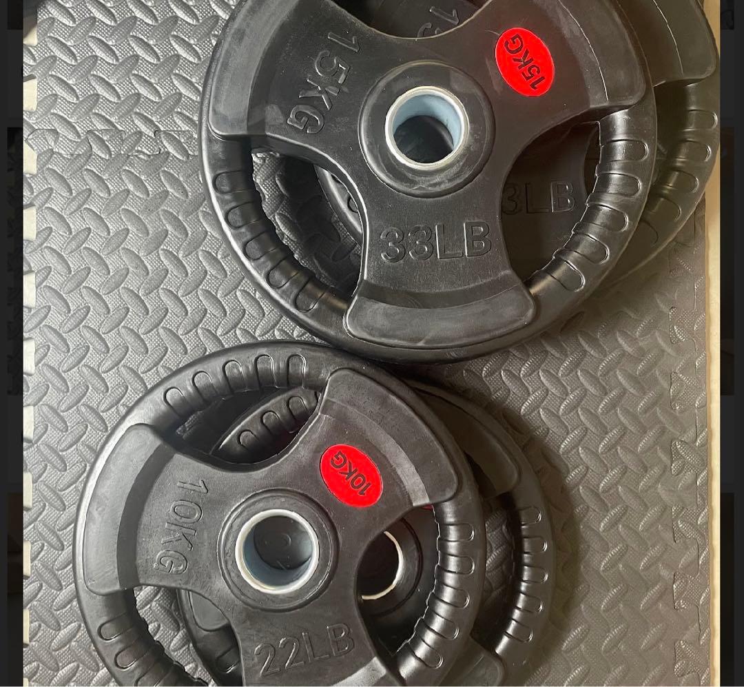 バーベルプレート［10kg×2  15kg×2］