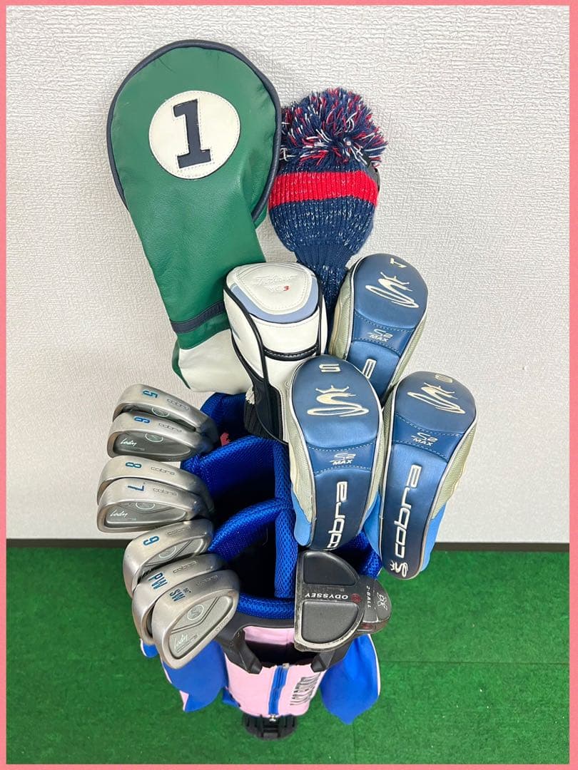 【 レディース 】超豪華！完璧なセット！タイトリスト&コブラ ゴルフクラブセット