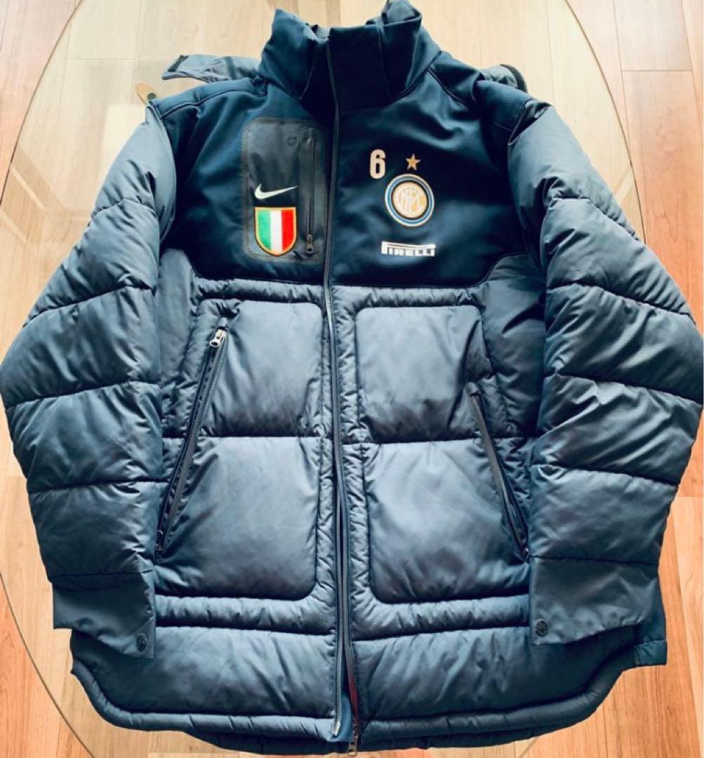 NIKE インテル ダウンジャケット 6番 黒　選手支給品