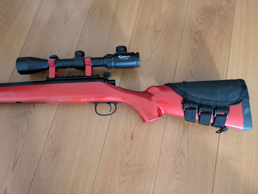 スナイパーライフルVSR-10 赤と黒 スコープ付き