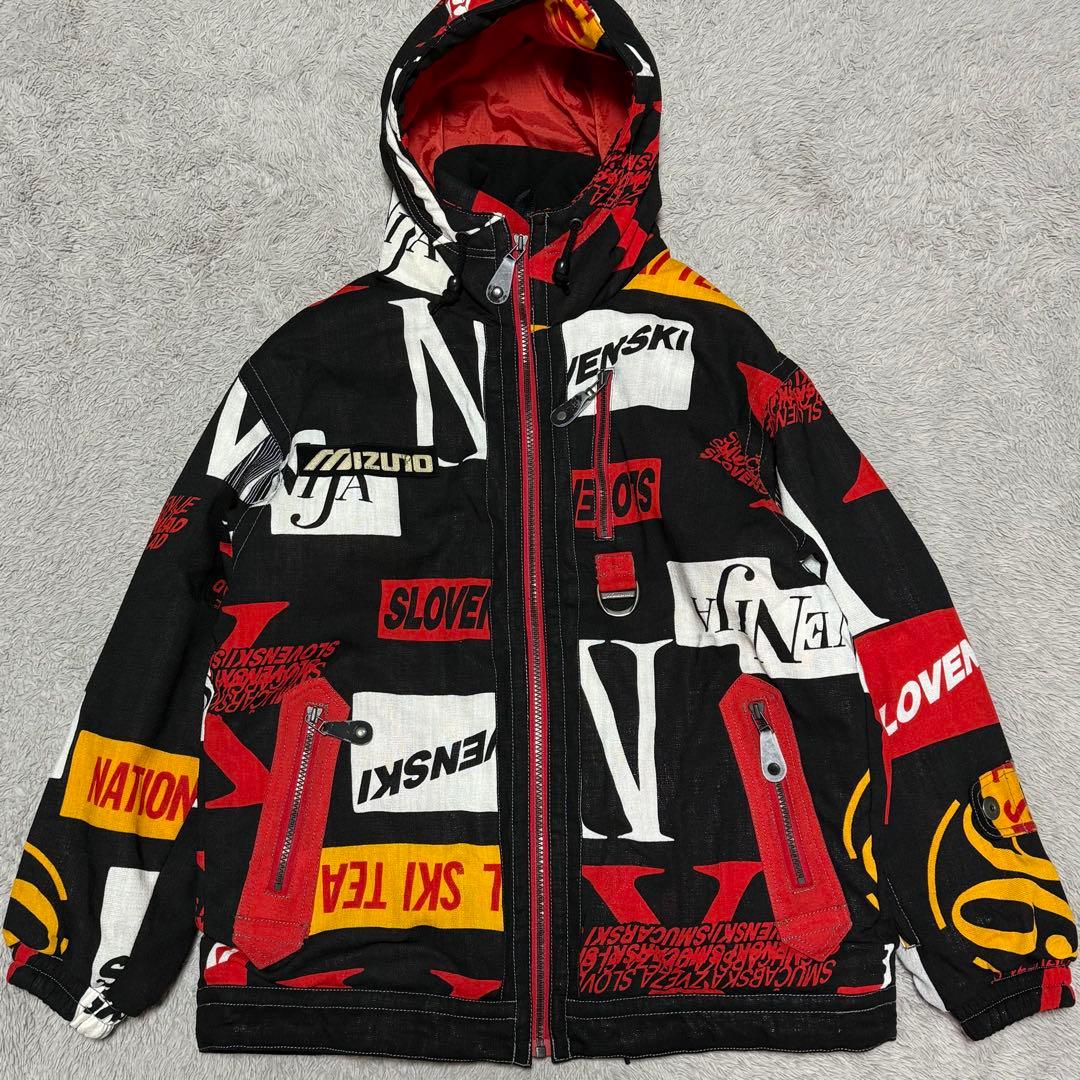 MIZUNO スノボウェア　スキーウエア　アウター ブルゾン マルチカラーy2k