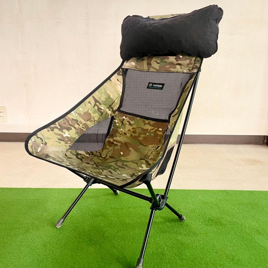 【超美品 廃盤品】Helinox サンセットチェア エアフォームヘッドレスト